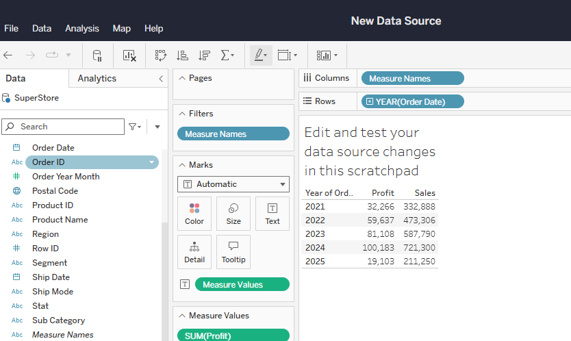 Publishing a data source in Tableau Cloud